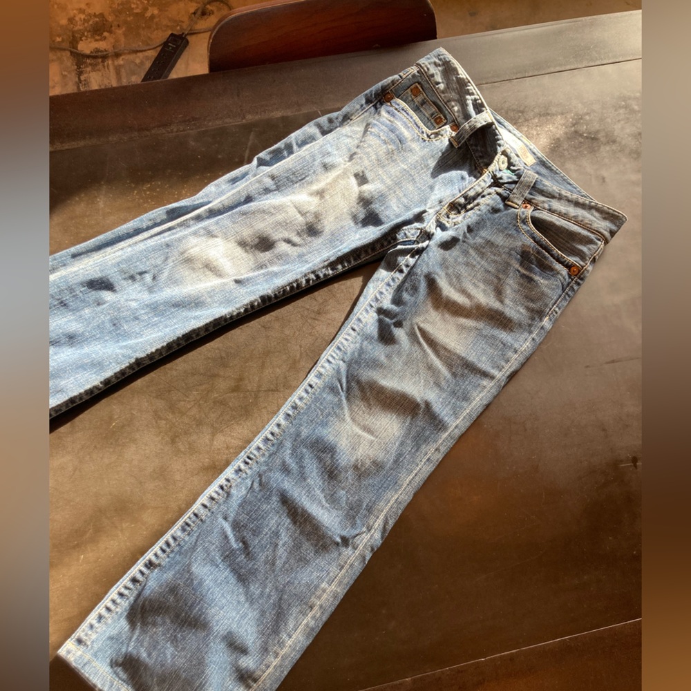 Uniqlo Light Blue Straight Leg Jeans